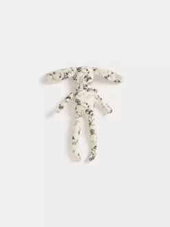 Newborn & Baby Bonpoint Stuffed Animals And Toys | 20 Cm Taki Rabbit Ecru Flowers