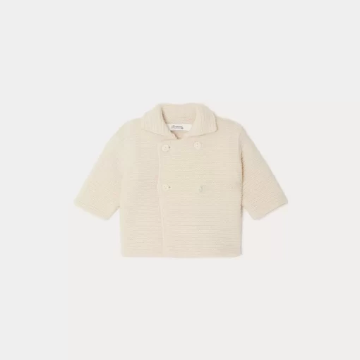 Newborn & Baby Bonpoint Sweaters And Cardigans | Aalya Jacket Milk White