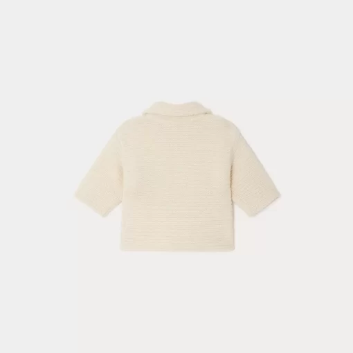 Newborn & Baby Bonpoint Sweaters And Cardigans | Aalya Jacket Milk White