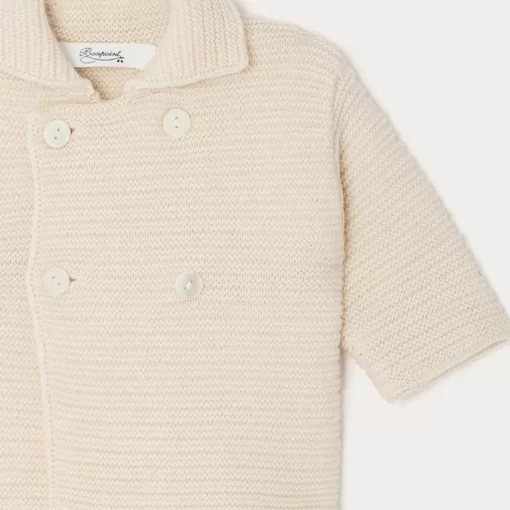 Newborn & Baby Bonpoint Sweaters And Cardigans | Aalya Jacket Milk White