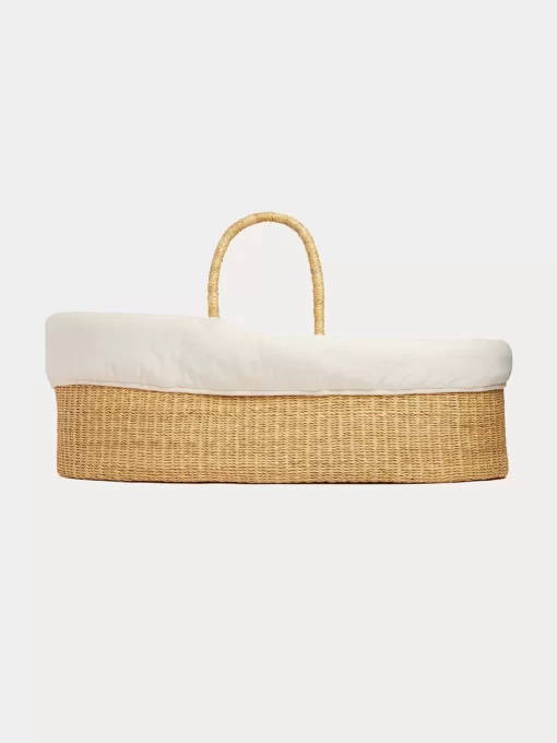 Newborn & Baby Bonpoint Childcare | Acouffin Bassinet With Mattress And Cover Natural