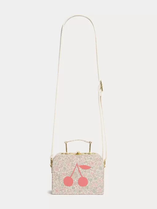 Child Bonpoint Accessories | Aimane Suitcase Purse Pink Flowers