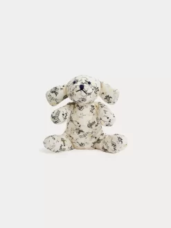 Newborn & Baby Bonpoint Stuffed Animals And Toys | Aimer Stuffed Dog 6 In. Ecru Flowers