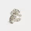 Newborn & Baby Bonpoint Stuffed Animals And Toys | Aimer Stuffed Dog 6 In. Ecru Flowers