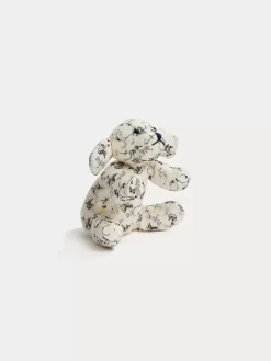 Newborn & Baby Bonpoint Stuffed Animals And Toys | Aimer Stuffed Dog 6 In. Ecru Flowers
