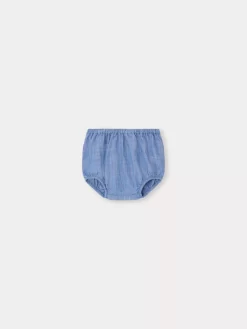 Newborn & Baby Bonpoint Pants, Bloomers, And Rompers | Aki Bloomers Blue