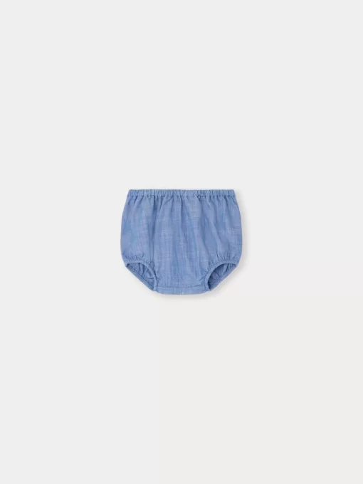 Newborn & Baby Bonpoint Pants, Bloomers, And Rompers | Aki Bloomers Blue