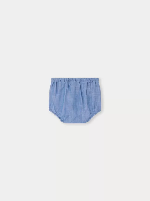 Newborn & Baby Bonpoint Pants, Bloomers, And Rompers | Aki Bloomers Blue