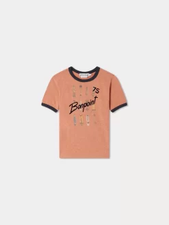 Child Bonpoint Tops | Akiva T-Shirt Terracotta
