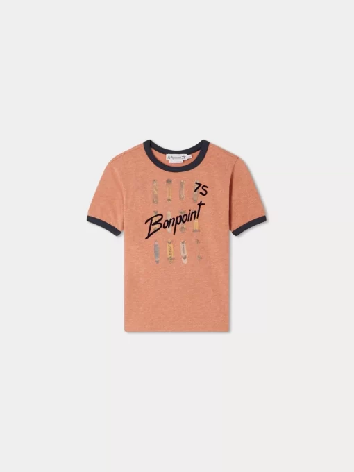 Child Bonpoint Tops | Akiva T-Shirt Terracotta