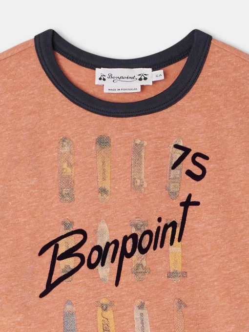Child Bonpoint Tops | Akiva T-Shirt Terracotta