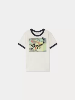 Child Bonpoint Tops | Akiva T-Shirt White Milk