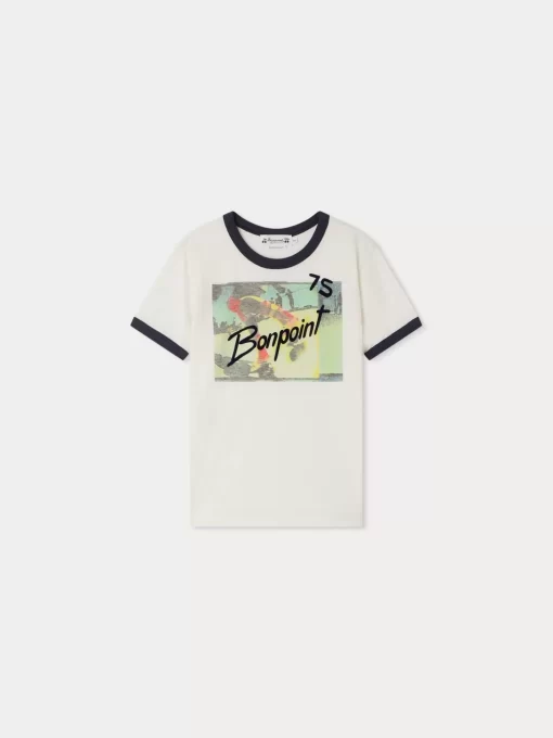 Child Bonpoint Tops | Akiva T-Shirt White Milk