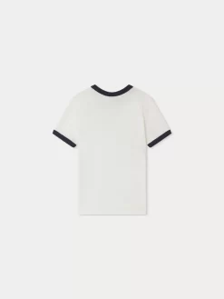 Child Bonpoint Tops | Akiva T-Shirt White Milk