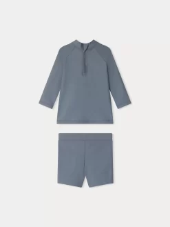 Newborn & Baby Bonpoint Accessories | Aldwin Bathing Suit Slate Gray