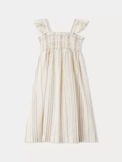 Child Bonpoint Dresses | Alexandra Dress Multicolored Stripes