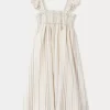 Child Bonpoint Dresses | Alexandra Dress Multicolored Stripes