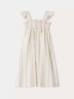 Child Bonpoint Dresses | Alexandra Dress Multicolored Stripes