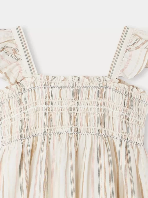 Child Bonpoint Dresses | Alexandra Dress Multicolored Stripes