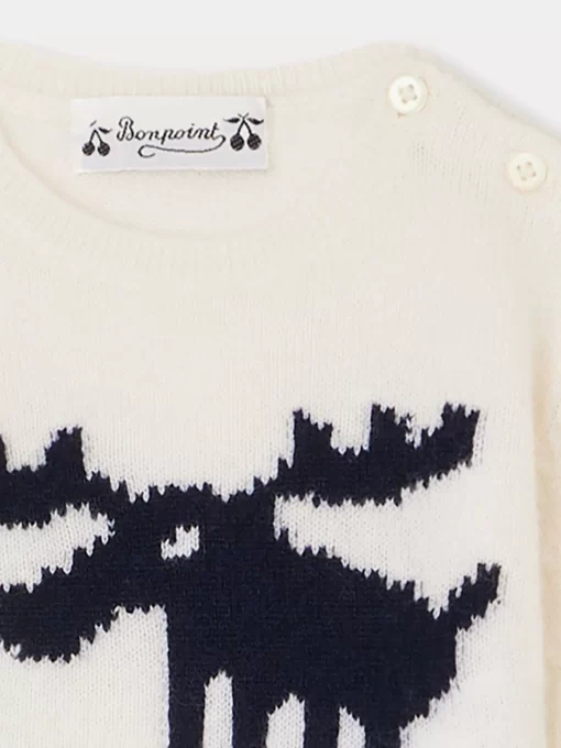 Newborn & Baby Bonpoint Sweaters And Cardigans | Almire Sweater Natural White