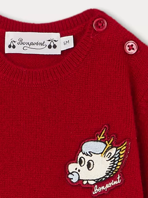 Newborn & Baby Bonpoint Sweaters And Cardigans | Almire Sweater Ruby