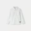 Child Bonpoint Tops | Altman Shirt Aqua Blue