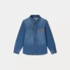 Child Bonpoint Tops | Altman Shirt Light Denim