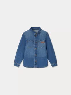 Child Bonpoint Tops | Altman Shirt Light Denim