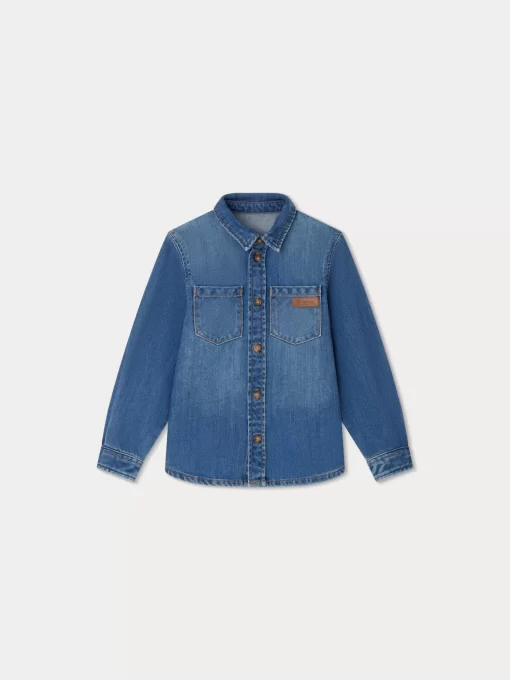 Child Bonpoint Tops | Altman Shirt Light Denim