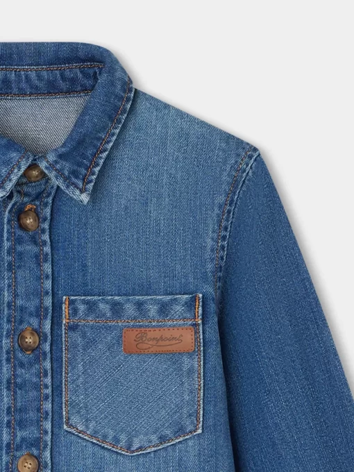 Child Bonpoint Tops | Altman Shirt Light Denim