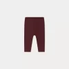 Newborn & Baby Bonpoint Leggings And Socks | Andy Leggings Plum