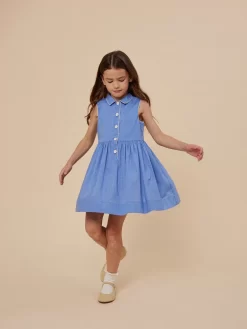 Child Bonpoint Dresses | Anne Dress Intense Blue
