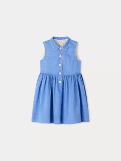 Child Bonpoint Dresses | Anne Dress Intense Blue