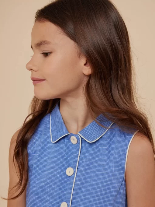 Child Bonpoint Dresses | Anne Dress Intense Blue