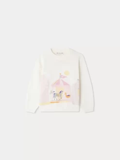 Child Bonpoint Cardigans And Sweaters | Anumati Sweater Ecru