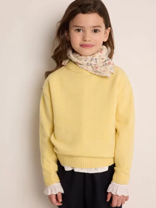 Child Bonpoint Cardigans And Sweaters | Anumati Sweater Yellow