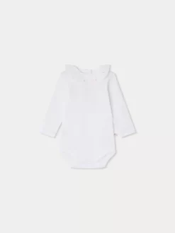Newborn & Baby Bonpoint Onesies And Pajamas | April Onesie Natural White