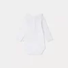 Newborn & Baby Bonpoint Onesies And Pajamas | April Onesie Natural White