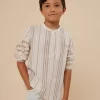 Child Bonpoint Tops | Artiste Shirt Multicolored Stripes