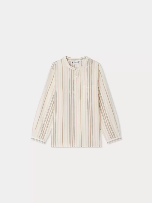 Child Bonpoint Tops | Artiste Shirt Multicolored Stripes