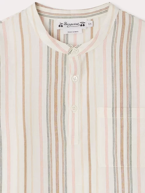 Child Bonpoint Tops | Artiste Shirt Multicolored Stripes