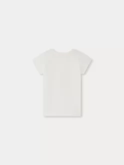 Child Bonpoint Tops | Asmae T-Shirt White Milk