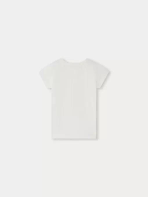 Child Bonpoint Tops | Asmae T-Shirt White Milk