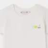Child Bonpoint Tops | Asmae T-Shirt White Milk