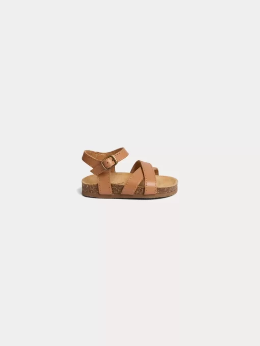 Newborn & Baby Bonpoint Shoes | Asterie First Steps Sandals Honey