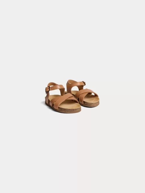 Newborn & Baby Bonpoint Shoes | Asterie First Steps Sandals Honey