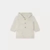 Newborn & Baby Bonpoint Outerwear | Atexane Burnoose Heathered Gray