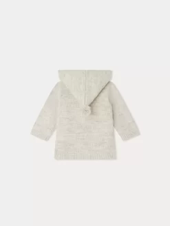 Newborn & Baby Bonpoint Outerwear | Atexane Burnoose Heathered Gray