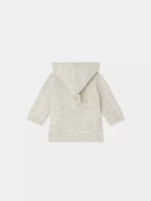 Newborn & Baby Bonpoint Outerwear | Atexane Burnoose Heathered Gray