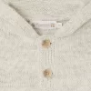 Newborn & Baby Bonpoint Outerwear | Atexane Burnoose Heathered Gray